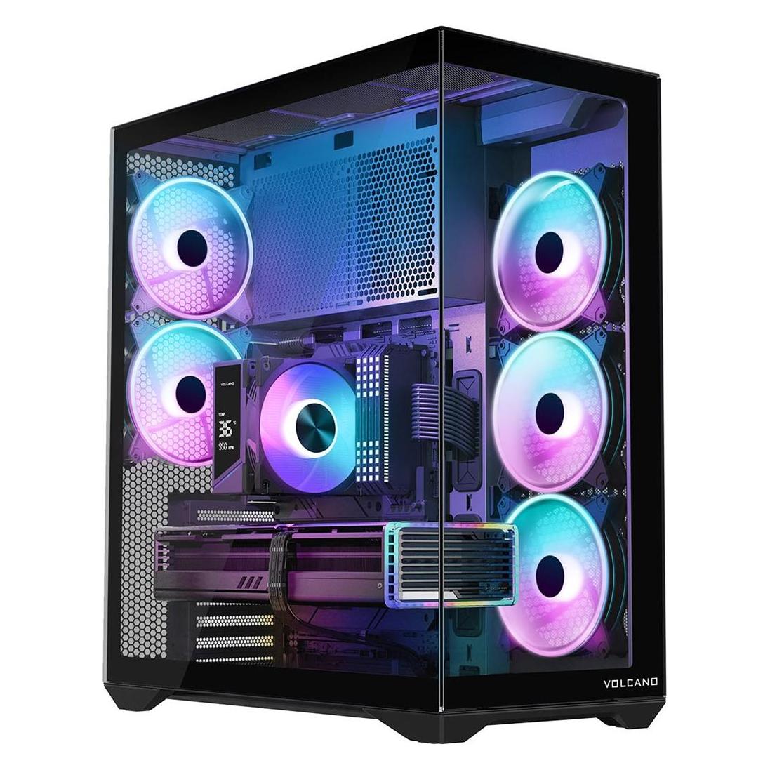 Modecom Obudowa Space XL Full Tower Nf Czarna (ATX, E-ATX, mATX, Mini-ITX) (AT-SPACE-XL-NF-0000-10)