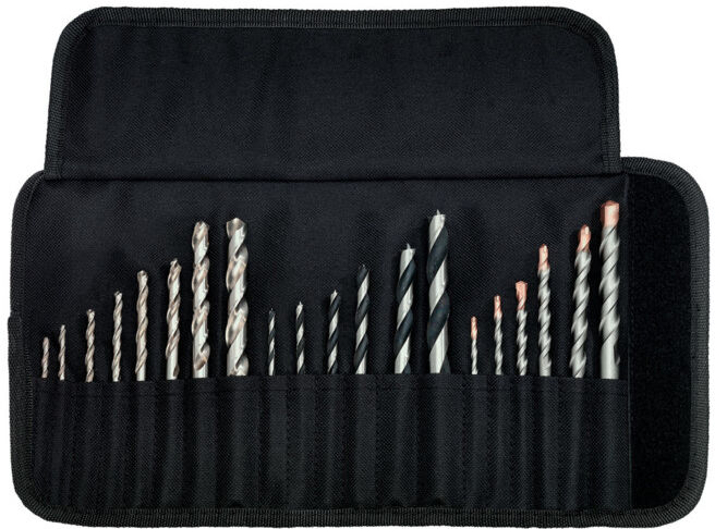 Sacoche à roulettes avec assortiment de forets « SP », 20 pcs metabo (626729000)