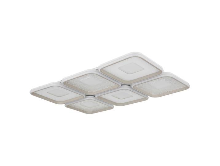 Globo Led-Deckenleuchte, Klar, Weiss, Sandfarben, Metall, Kunststoff, 67x7.8x100.1 cm, CE, Stufenschalter, Farben fixierbar, Lampen & Leuchten, Innenbeleuchtung, Deckenlampe, Deckenlampen