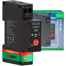 Nous, Aktor, D5Z Pro DIN Smart Switch ZigBee Zigbee3.0/32A/Messung (Schaltaktor)