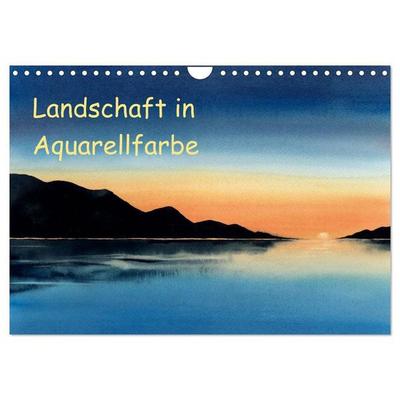 Landschaft in Aquarellfarbe (Wandkalender 2027 DIN A4 quer), CALVENDO Monatskalender
