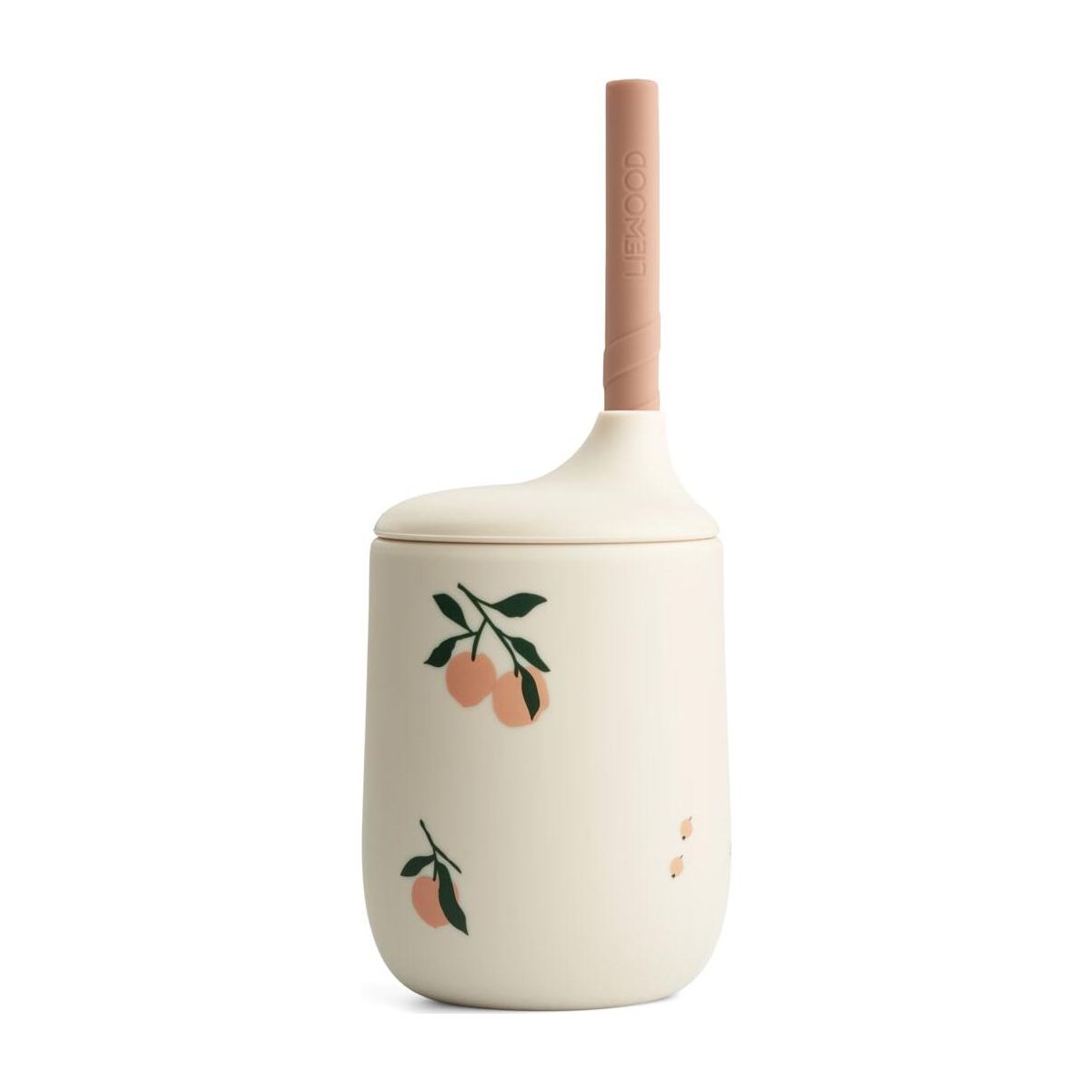 Liewood Ellis Printed Sippy Cup 230ml peach / sea shell mix (2210) ONE SIZE LW15019-2210-ONE SIZE-CU