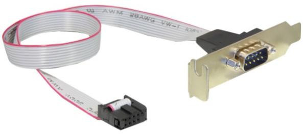 Delock 89300 Slotblech 1x D-Sub9 Low Profile