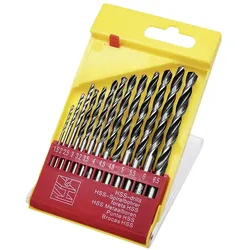 6x Easy Work, Bohrereinsatz, HSS Metalbohrersatz 1,5 - 6,5 mm