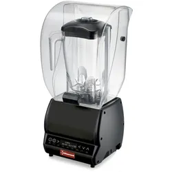 Diamond Professioneller Mixer mit Schallschutzhaube, quadratisches Glas 2 Liter,  Geschwindigkeitsregler, programmierbar (BARMIX/W-CP)