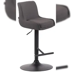 CLP Barhocker Club Stoff dunkelgrau/schwarz