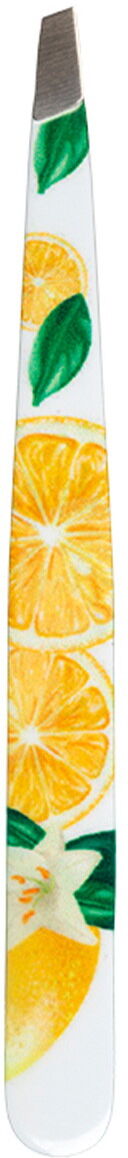 Nippes Pinzette cosmetiche inclinate a "limone"