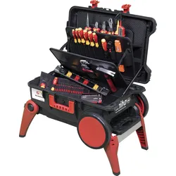 WIHA 45734 - Werkzeugsatz, Werkzeugkoffer Set XXL 4 electric, 81-teilig