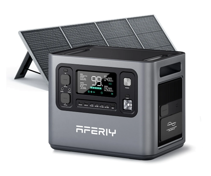 Aferiy P280 2800W + 400W tragbares Solarpanel-Set