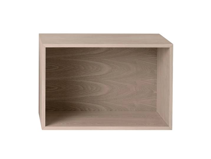 Muuto Stacked 2.0 Regalsystem mit Rückenplatte, large Eiche
