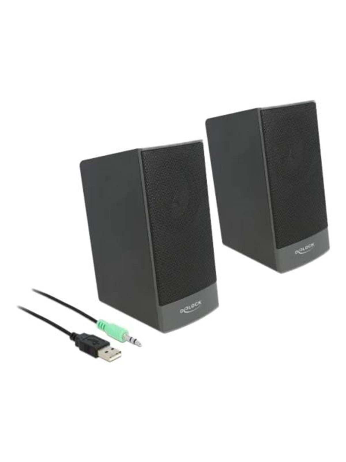 DeLOCK Speakers - for PC - Schwarz