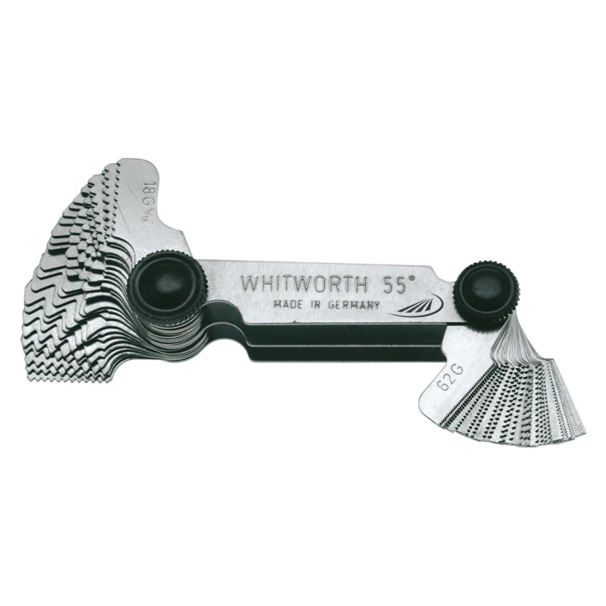 Helios Preisser Helios-Preisser Gewindeschablone 52 Blatt metr.0,25-6mm+Withworth 4-62mm (0605106)