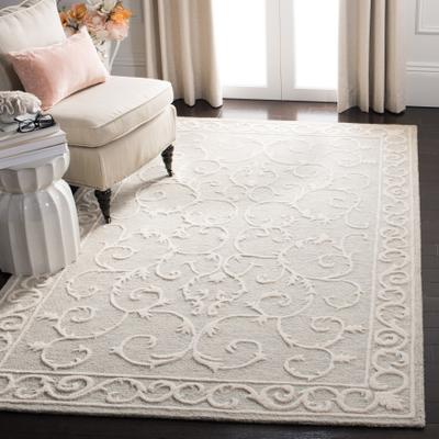 SAFAVIEH Handmade Micro-Loop Lizzie Wool Rug
