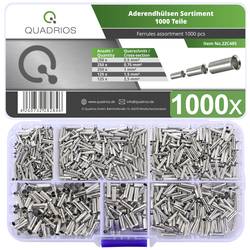 Quadrios 22C485 Aderendhülsen-Sortiment Unisoliert 1000 St. Box