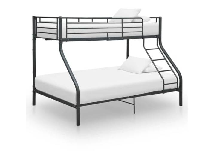 Pulverbeschichtetes Metall Kinderzimmer Sicherheitsgeländer Leiter Schwarz Etagenbett Metall Schwarz 140x200 cm 90x200 cm Kinderbett Stabil Sicher Robustes Hochbett Doppelstockbett