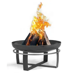 CookKing Feuerschale "Viking 80",schwarz,Ø 80 x 36 cm