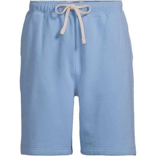 Serious Sweats Shorts für Herren, Herren, size: regular, Blau, Baumwoll-Mischung/Polyester-Mischung, by Lands' End