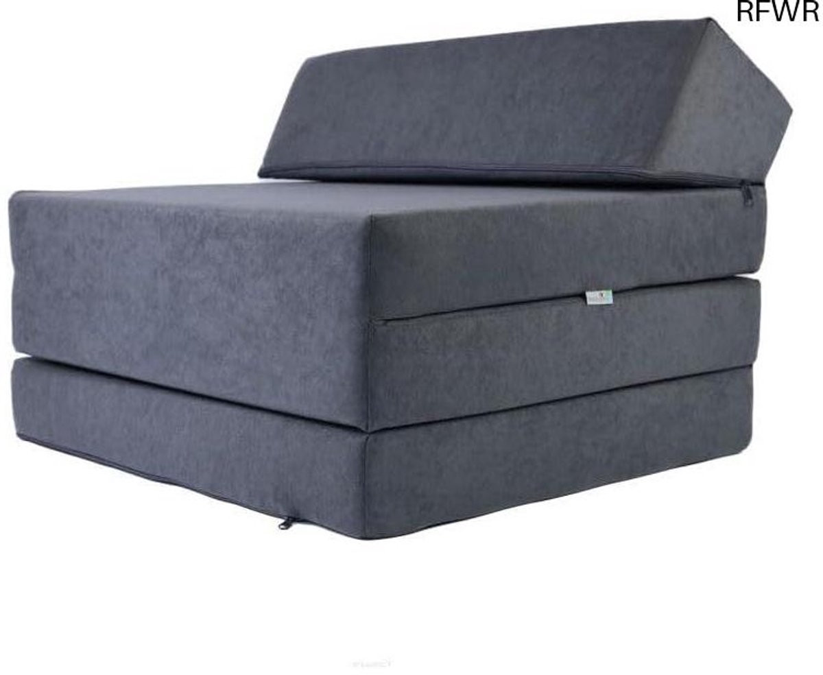 RFWR Vouwmatras Gastenmatras Grijs 200 x 70 cm