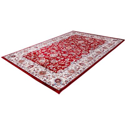 Teppich OBSESSION "Isfahan 741", rot, B:80cm H:11mm L:150cm, Polyester, Teppiche, Teppich, Orient-Optik, ideal im Wohnzimmer & Schlafzimmer