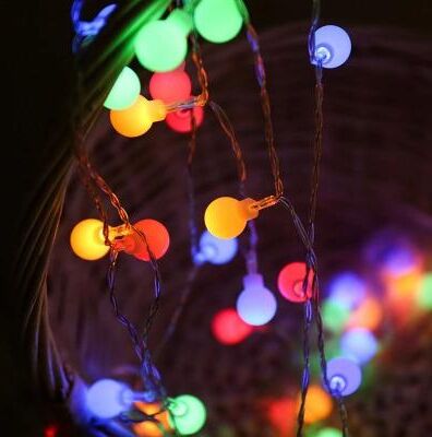 Uplifted Goods Outdoor Solar Or USB LED String Lights For Garden Decor And Events multicolor usb Plug 1.5m 10leds
