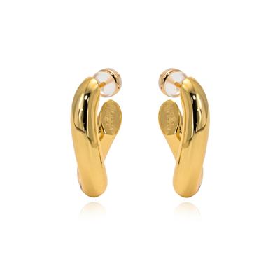 Paar Ohrstecker FILIPPA FIRENZE "GIGI", gold (goldfarben), Ohrringe, Damen, Stahl, mit Vergoldung