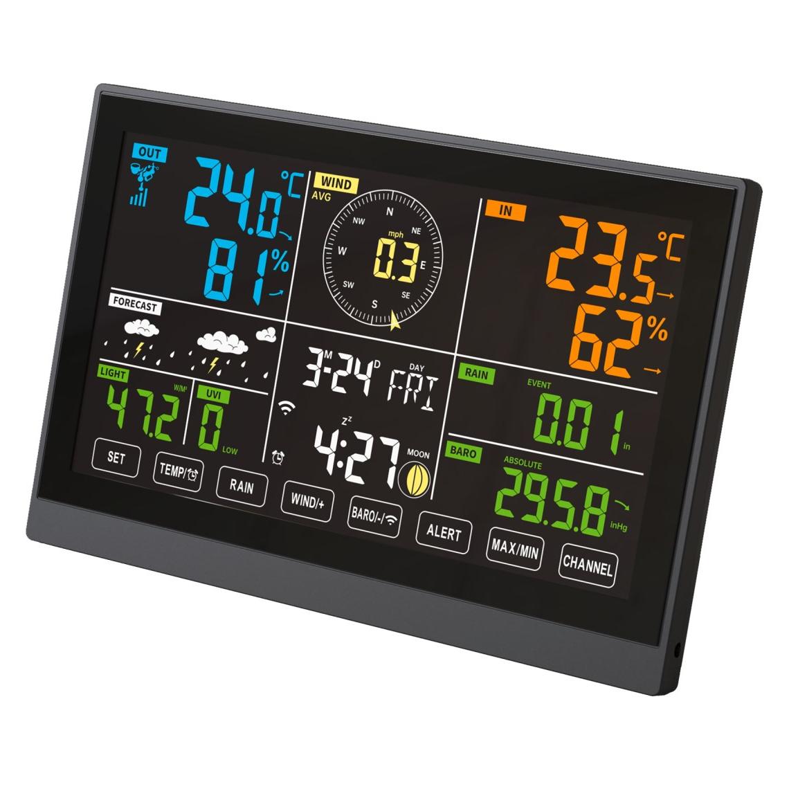 Kerbl Digitale Wetterstation 7in1 WiFi mit Funkstation (291394)