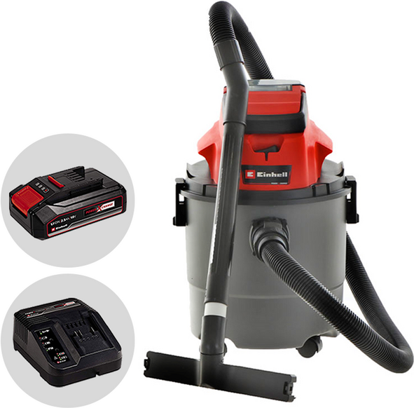 Einhell TC-VC 18/15 Li - Akku-Nass-Trockensauger - 18V 2.5Ah