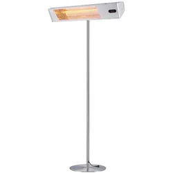 Sined Caldo Ira Inox Palo Infrarotheizung Für Den Außenbereich Mit Komplettem Ständer 2000w Grau