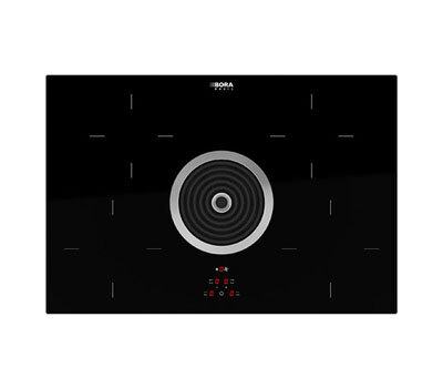 BORA BHA, Schwarz, Integriert, 76 cm, Zonen-Induktionskochfeld, Glaskeramik, 4 Zone(n)