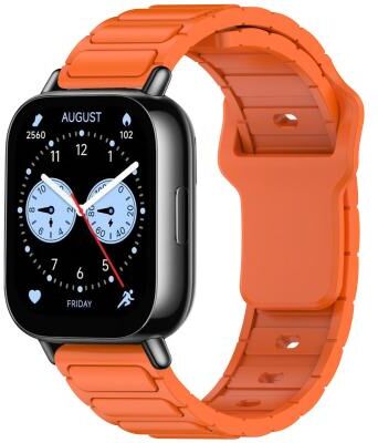 Everyday Crate Xiaomi Watch 22mm Silicone Watch Band Quick Release Adjustable Replacement Strap orange