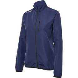 hummel, Damen, Laufjacke, hmlRUN JACKET WOMAN (L), Schwarz, Blau, L