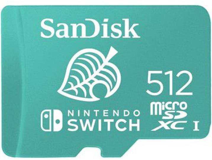 Sandisk - Carte Micro Sd Nintendo Switch Microsdxc 512go