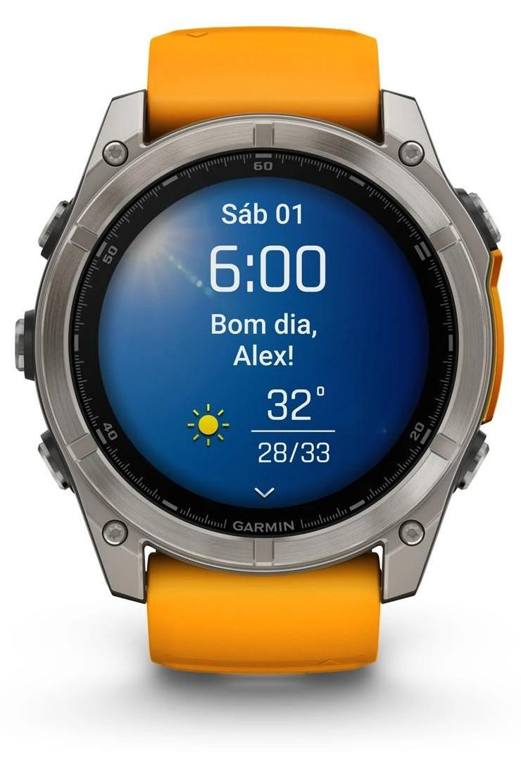 Garmin Fenix 8 Amoled Sapphire GPS 51mm - Grafiet/Titanium