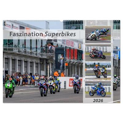 Faszination Superbikes (Wandkalender 2026 DIN A2 quer), CALVENDO Monatskalender