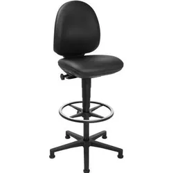 Topstar, Bürostuhl, Arbeitsdrehstuhl TEC 50 Counter Toptar Kunstleder schwarz (59 - 84 cm)