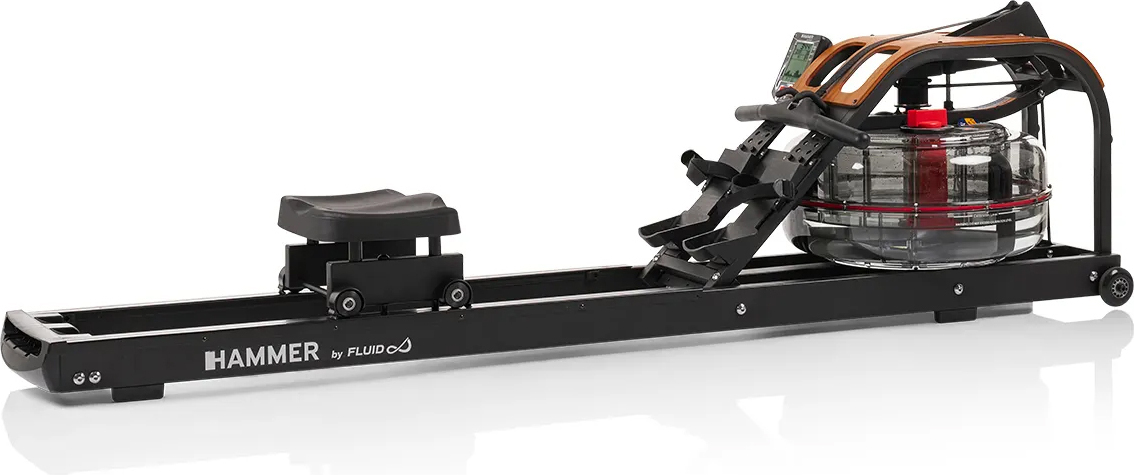 HAMMER Wasser Rudergerät Aquon Water Flow PRO, klappbar, Kinomap kompatibel