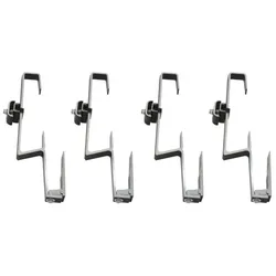 Vaillant Solar Dachankerset 0020123982 4 Dachanker, nebeneinander, nebeneinander, für 1 Flachkollektor, Aluminium