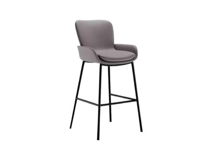 9bbhfJw4R Höhenhocker 75 cm hoher Hocker, Bartheken-Hochstuhl(Grigio)