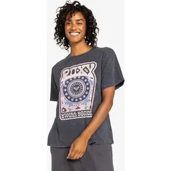 ROXY Damen Shirt MOONLIGHT SUNSET B, Größe S in Schwarz Schwarz