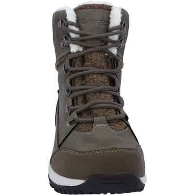 Wanderschuh HI-TEC "Hi-Tec Stiefel Riva Mid Wp Frauen", Damen, Gr. 42, Normalschaft, braun (beige), PU, Kunstfell, EVA, Gummi, Schuhe Wanderschuh