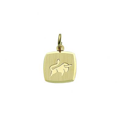 Kette mit Anhänger ADELIA´S "Damen & Herren 333 Gold Sternzeichen Anhänger Stier", gold, Halsketten, Herren, Gold, Schmuckset - Set mit Halskette