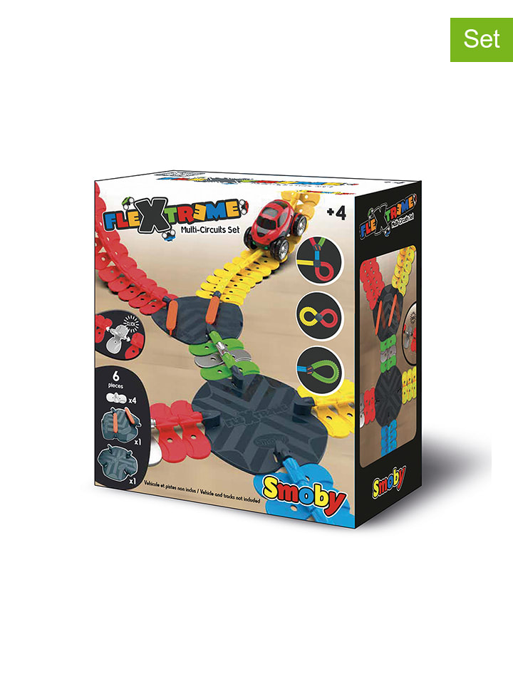 Smoby 6tlg. Multi-Rennstrecken-Set "FleXtreme" - ab 4 Jahren - onesize