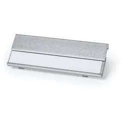 25x Aluminium-Identifikator Silber mit Klemme