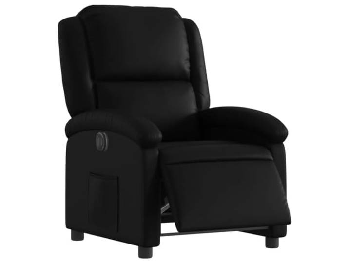 vidaXL Relaxsessel Elektrisch Schwarz Kunstleder