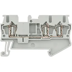 Siemens, Verteilerschrank Zubehör, 8WH DIN-Schienen Anschlussklemmenblock Orange, 2.5mm2, 800 V / 28A, Federklemme