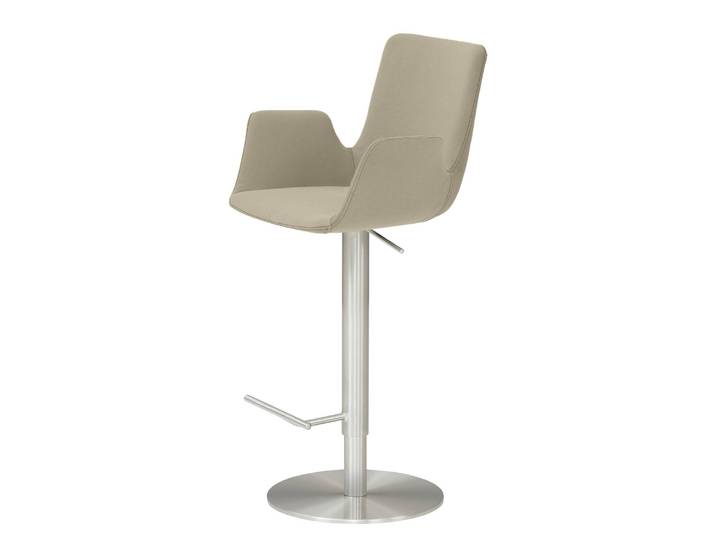 Tabouret de bar myHELIOS 52 x 88 x 47cm Taupe