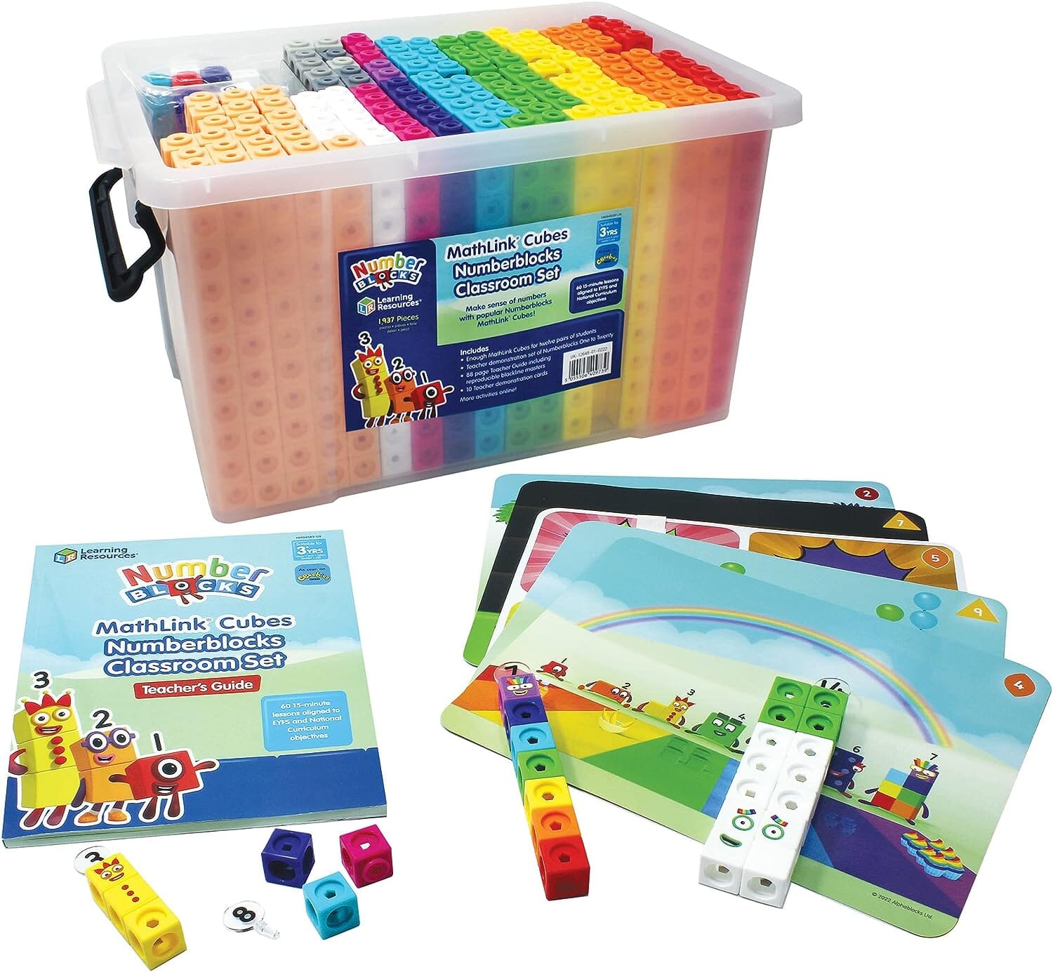 MathLink® Cubes Numberblocks Classroom Set - Ages 3+ - Educational Toy Learning Resources