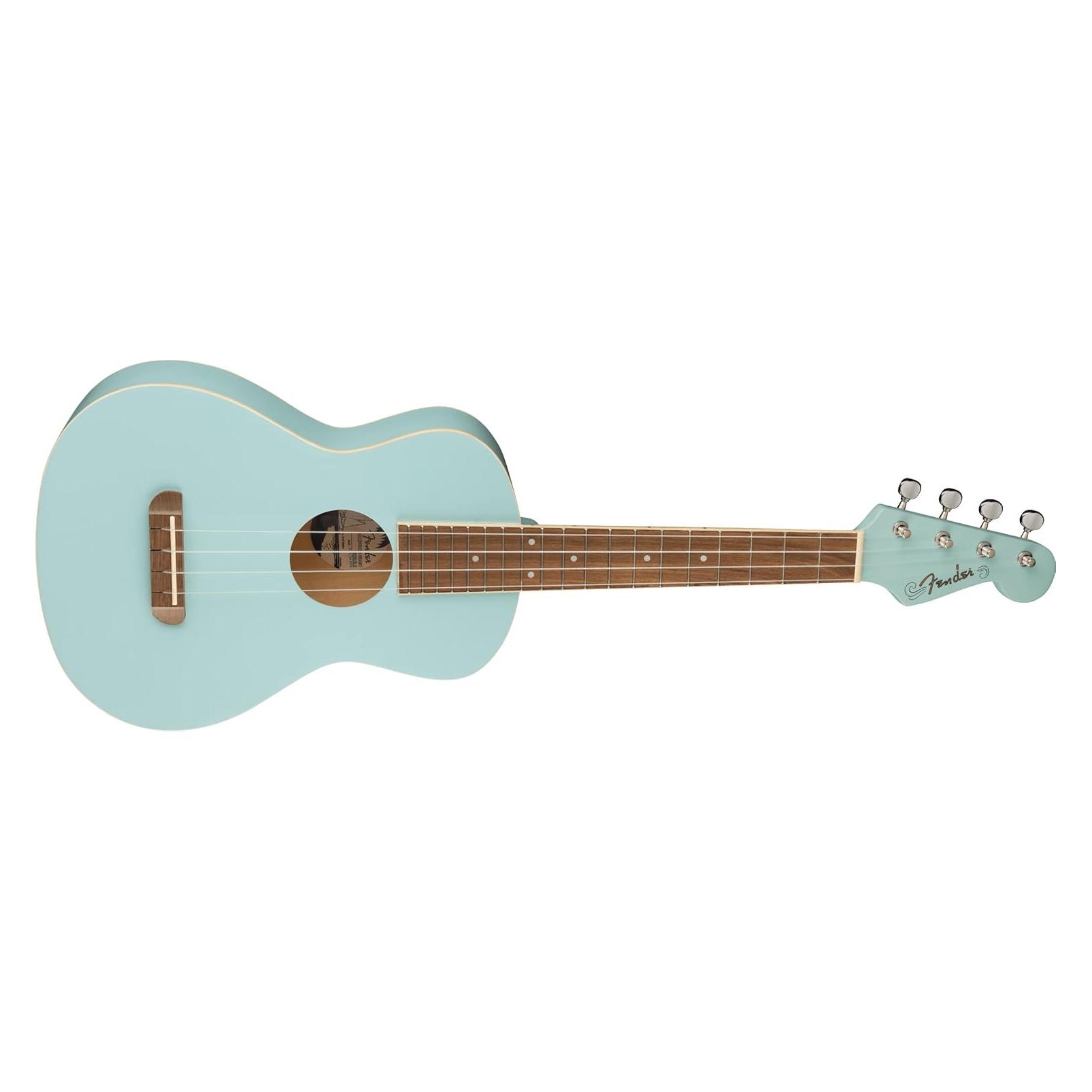 Fender Avalon Tenor Ukulele, Daphne Blue (Tenor) (0970450504)