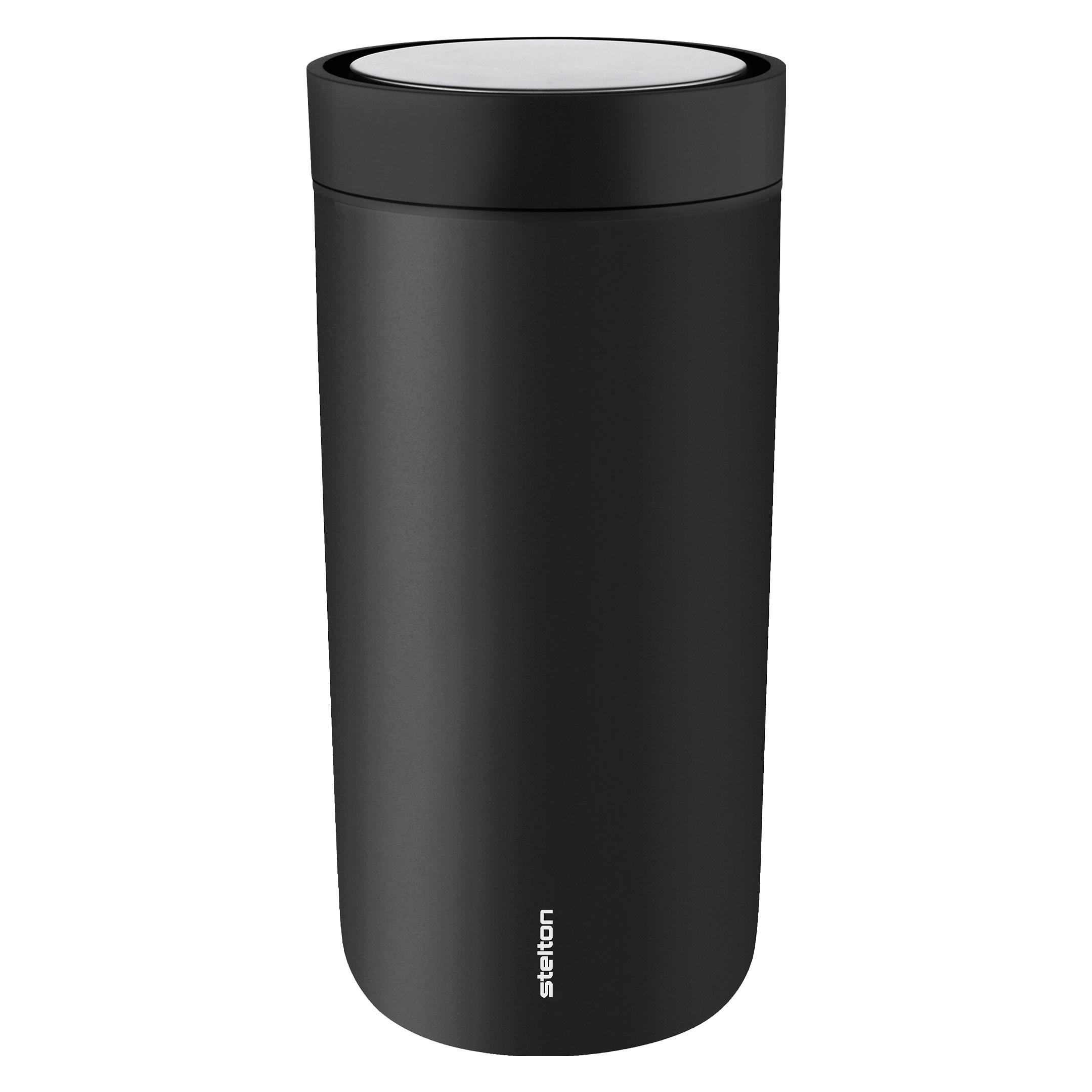 Stelton - To Go Click Thermobecher - Soft Black - 0.4 l (0.40 l) (685-1-1)