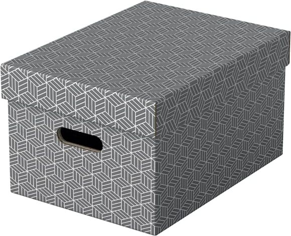 FÃ¶rvaringsbox Esselte Home grÃ¥ Medium 3p